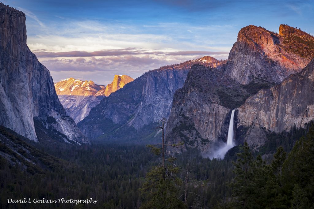 Yosemite 2019 Sunset Tunnel View - David L Godwin Photography